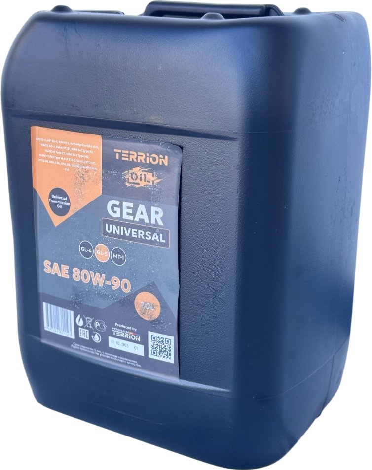 

Трансмиссионное масло Terrion Oil Gear Universal SAE 80W-90 20 л