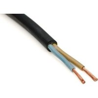 Провод силовой ККЗ ПВСнг(А)-LS 2x4 (черный)