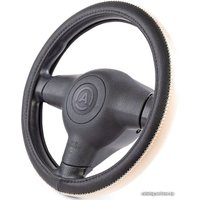 Оплетка на руль Autoprofi AP-1931 BK/BE (M) (черный/бежевый)