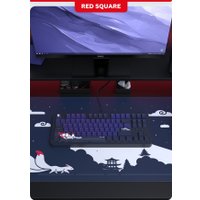 Клавиатура Red Square Alumix TKL Classic Kitsune (черный, g3ms Aquamarine)