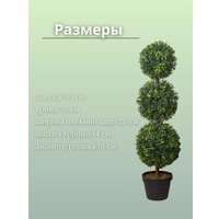 Искусственное растение Merry Bear Home Decor Самшит Шаровидный В Горшке AQ61090