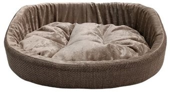 Лежак Homepet Plush №2 84210 (49x43x17см, латте)