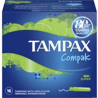 Тампоны с аппликатором Tampax Compak Super с аппликатором (16 шт)