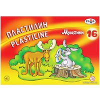Пластилин Гамма Мультики 280027 (16 цв)