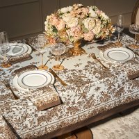 Скатерть Lefard Rich Garden 850-754-2 (белый)