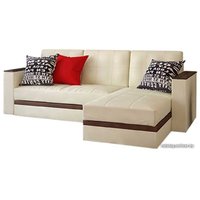 Угловой диван Асмана Фаворит (искусственная кожа бежевая)