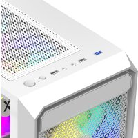 Корпус XASTRA A303M 3ARGB (белый)