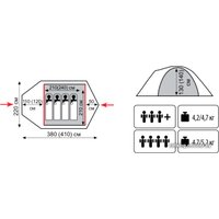 Экспедиционная палатка TRAMP Mountain 4 v2