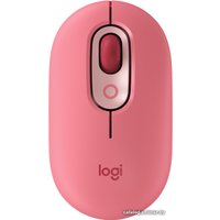 Мышь Logitech Pop Mouse (розовый/бордовый)