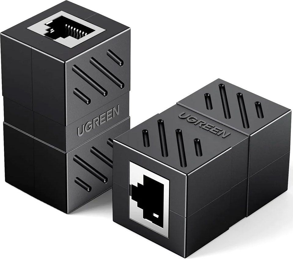 

Коннектор-соединитель Ugreen NW114 30718 RJ-45 - RJ-45 (10 шт., черный)