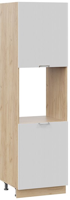 

Шкаф напольный Трия Кимберли 1П6 (дуб крафт золотой/сноу)