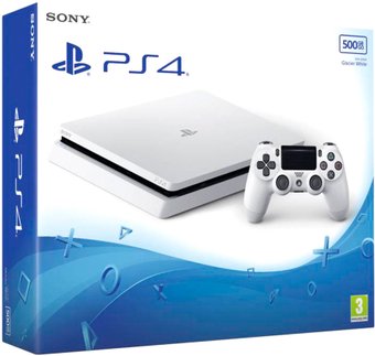 Sony PlayStation 4 Slim 500GB (белый)
