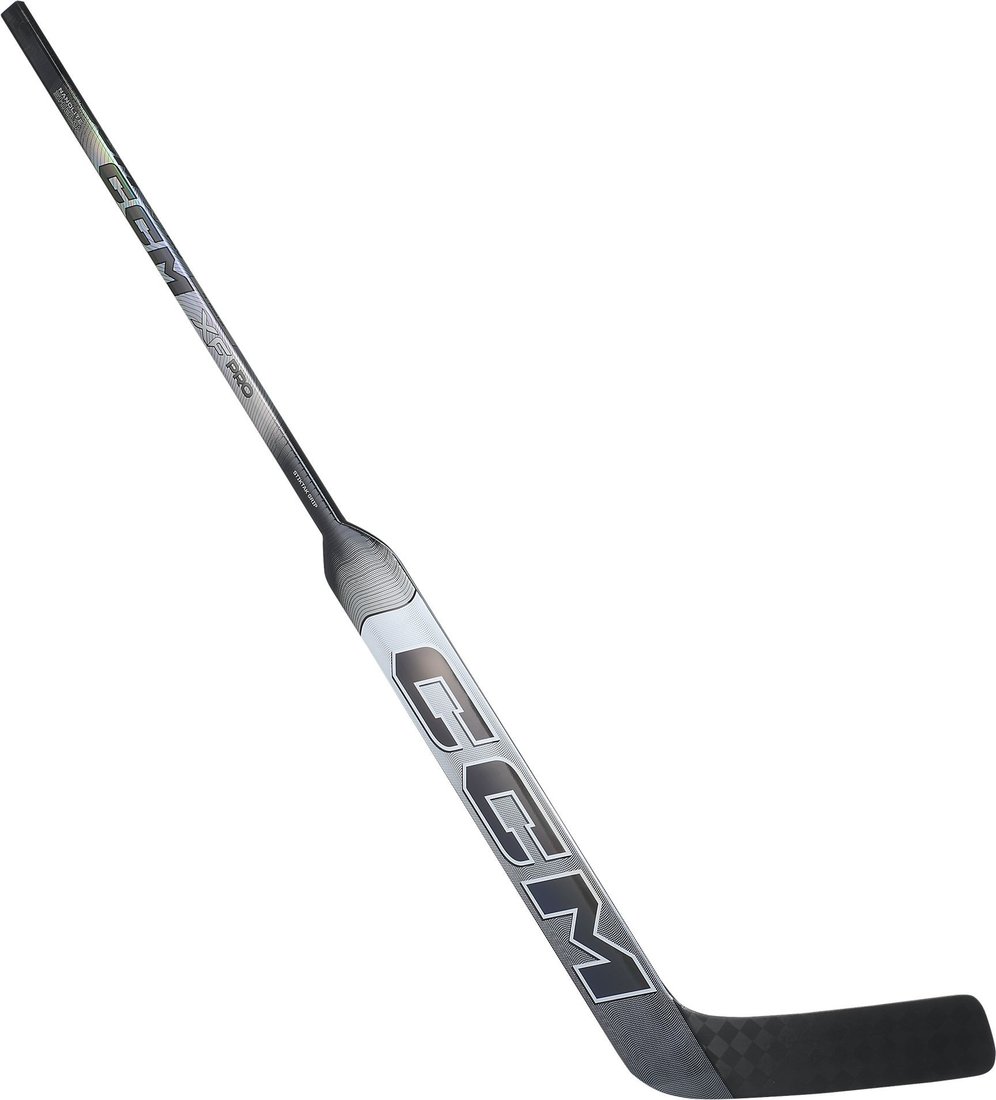 Цельная клюшка CCM XF Pro SR Goalie Stick White/Ice Grey 25G Grip P4 L