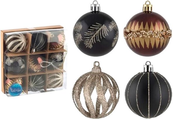 

Елочная игрушка Волшебная страна 106335 (9 шт)