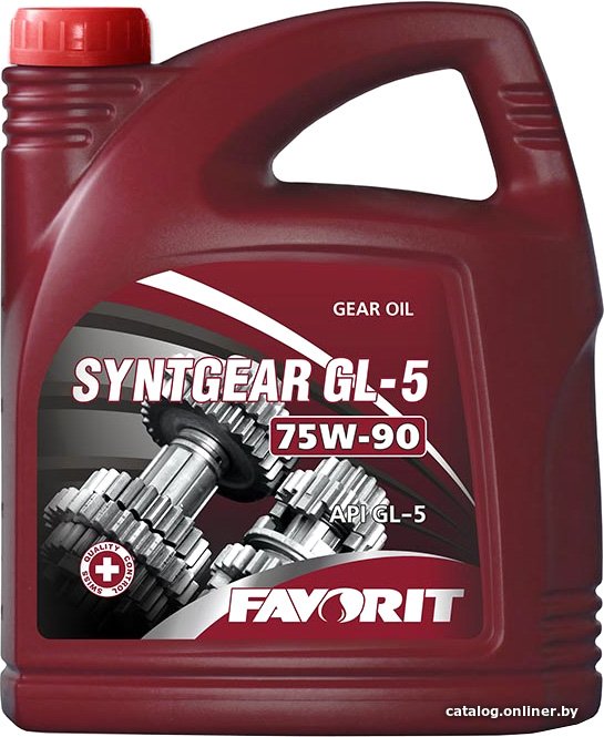 Трансмиссионное масло Favorit Syntgear 75W-90 GL-5 4л