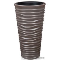 Кашпо Эльфпласт Sandy D300 EP601 (серо-коричневый)