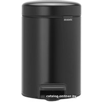 Мусорное ведро Brabantia Pedal Bin NewIcon 3 л (черный матовый)