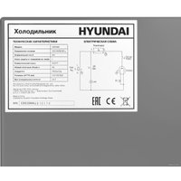 Однокамерный холодильник Hyundai CO1003 (серебристый)