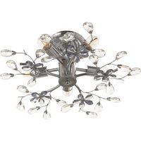 Припотолочная люстра BayerLux Цветы 10777419 (хром)