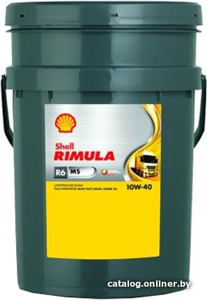 Моторное масло Shell Rimula R6 MS 10W-40 20л