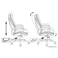 Офисное кресло Бюрократ T-9950SL Fabric (серый Alfa 44)