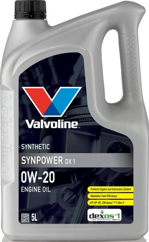 Моторное масло Valvoline SynPower DX1 0W-20 5л
