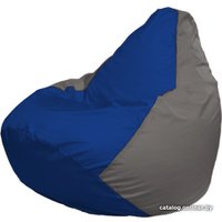 Кресло-мешок Flagman Груша Макси Г2.1-126 (серый/синий)