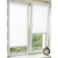 Рулонные шторы Delfa Сантайм Лен СРШ-03Д2800 (200x170, белый)