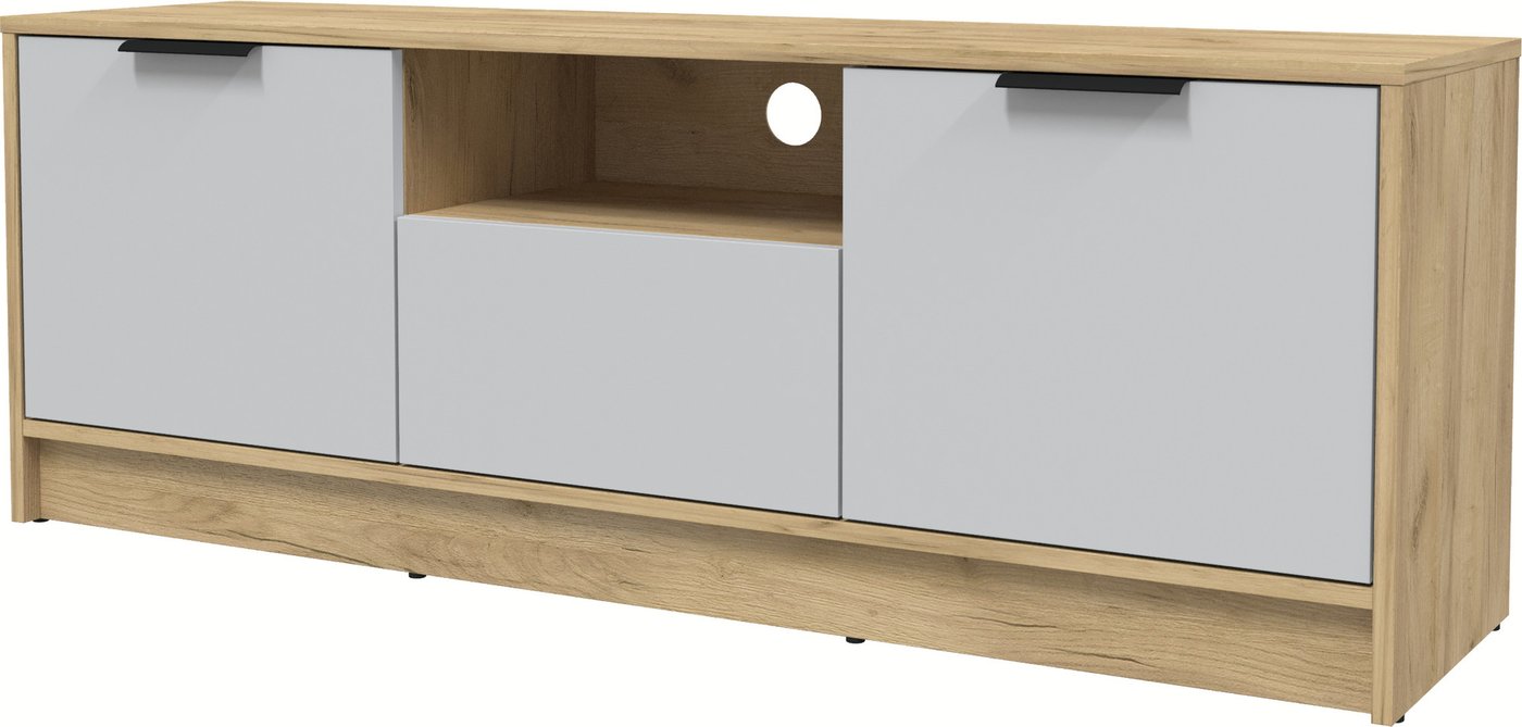 

Тумба Интерлиния ТВ Концепт КТ-ТВ3-50 (серый/дуб золотой)