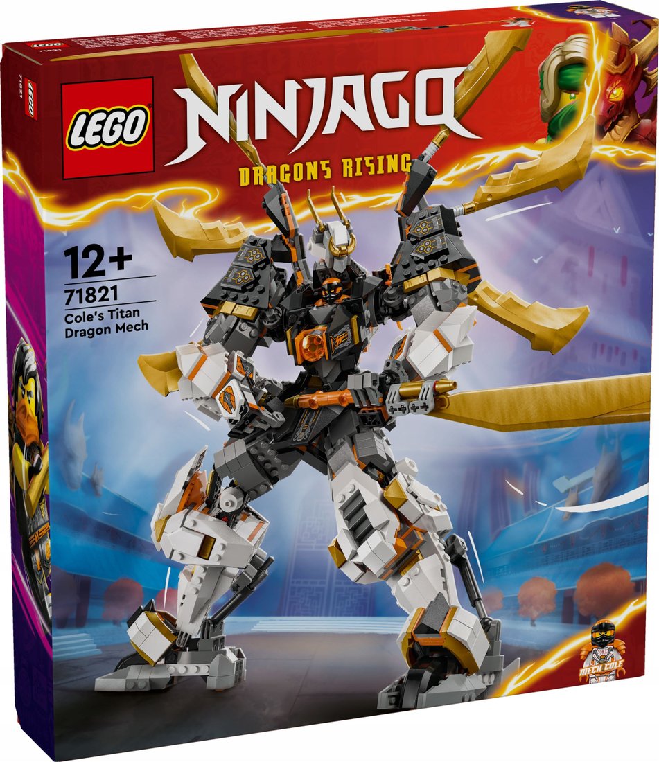 

Конструктор LEGO Ninjago 71821 Робот-дракон Коула Титан