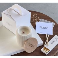 Ароматическая свеча SO.WARM в гипсовой форме Light 100 г