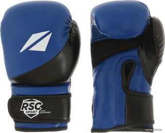 Тренировочные перчатки RSC Sport PU Flex BF BX 023 (6 oz, синий/черный)