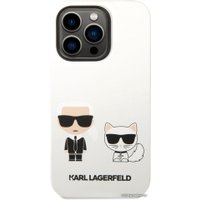 Чехол для телефона CG Mobile Lagerfeld для iPhone 14 Pro KLHCP14LSSKCW