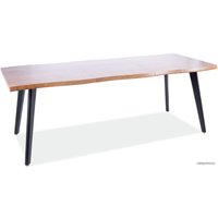 Кухонный стол Signal Fresno 150/210x90 (дуб артизан/черный)