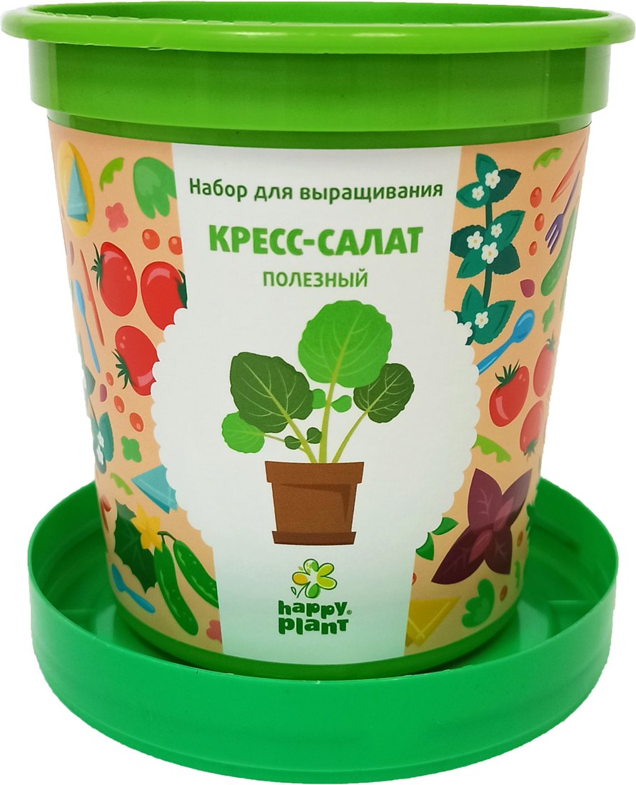 

Набор для опытов Happy plant Кресс-салат полезный hpn-33