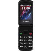 Кнопочный телефон Maxvi E10 (черный)