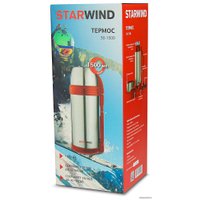 Термос StarWind 30-1500 1.5л (серебристый/красный)
