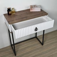 Туалетный столик без зеркала Shtabe Royal 5115 эко (дуб веллингтон/черный/р.черная)