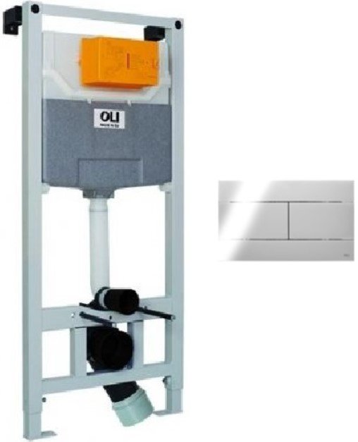 

Инсталляция для унитаза OLI 120 Plus 099949 + 659044 (хром)
