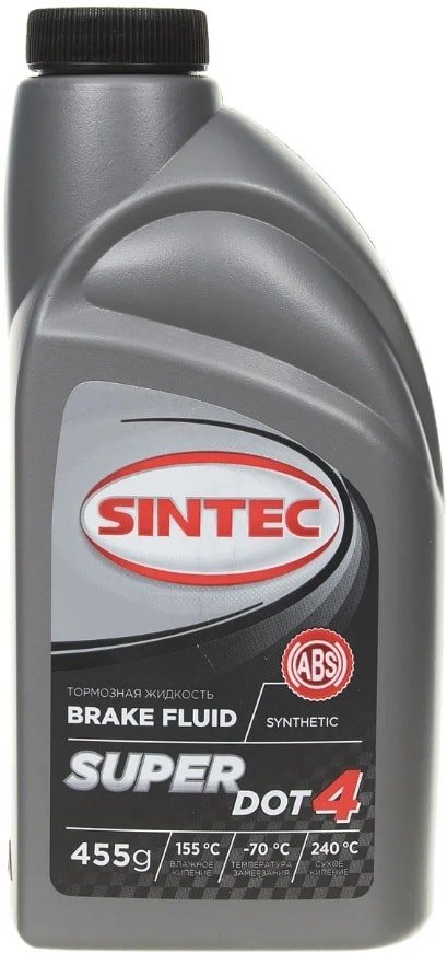 

Тормозная жидкость Sintec Super DOT4 455г