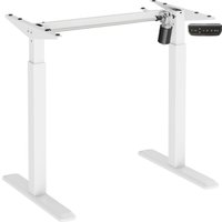 Стол для работы стоя ErgoSmart Electric Desk Prime 1200х650х18 мм (дуб натуральный/белый)