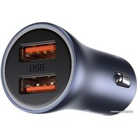 Автомобильное зарядное Baseus Golden Contactor Pro Dual Quick Charger U+U 40W CGJP020113