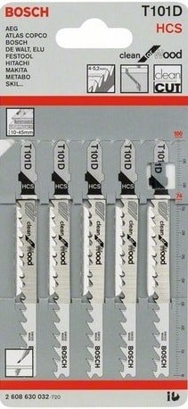 

Набор пильных полотен Bosch 2608630032 (5 предметов)