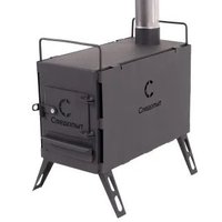 Свободностоящая печь-камин Следопыт Heavy средняя (с экранами, угловыми трубами и грибком) PF-SW-08