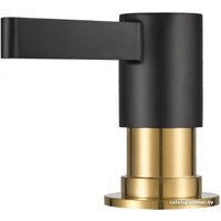 Дозатор для моющего средства Milacio MCU.933.BGD (черный/золото)