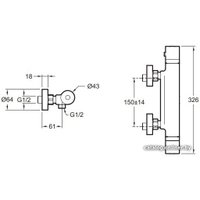 Смеситель Jacob Delafon Rivoli E24324-CP