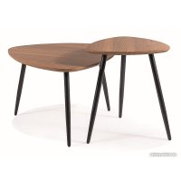 Журнальный столик Signal Twin (орех/черный)