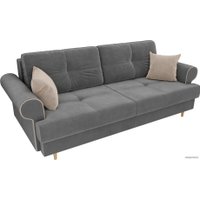 Диван Лига диванов Сплин 101676 (велюр, серый)