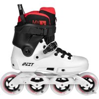 Роликовые коньки Powerslide Next 90 908369 (р. 42-43, белый/черный)