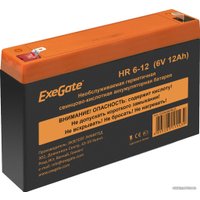 Аккумулятор для ИБП ExeGate HR 6-12 (6В, 12 А·ч)